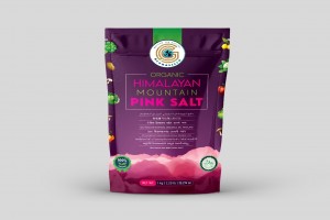 GLOBALIZED ORGANIC HIMALAYAN PINK SALT 1 KG  POUCH from Pakistan